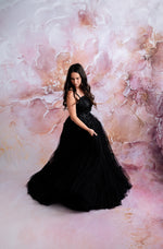 mommy gowns in black