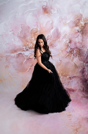 mommy gowns in black