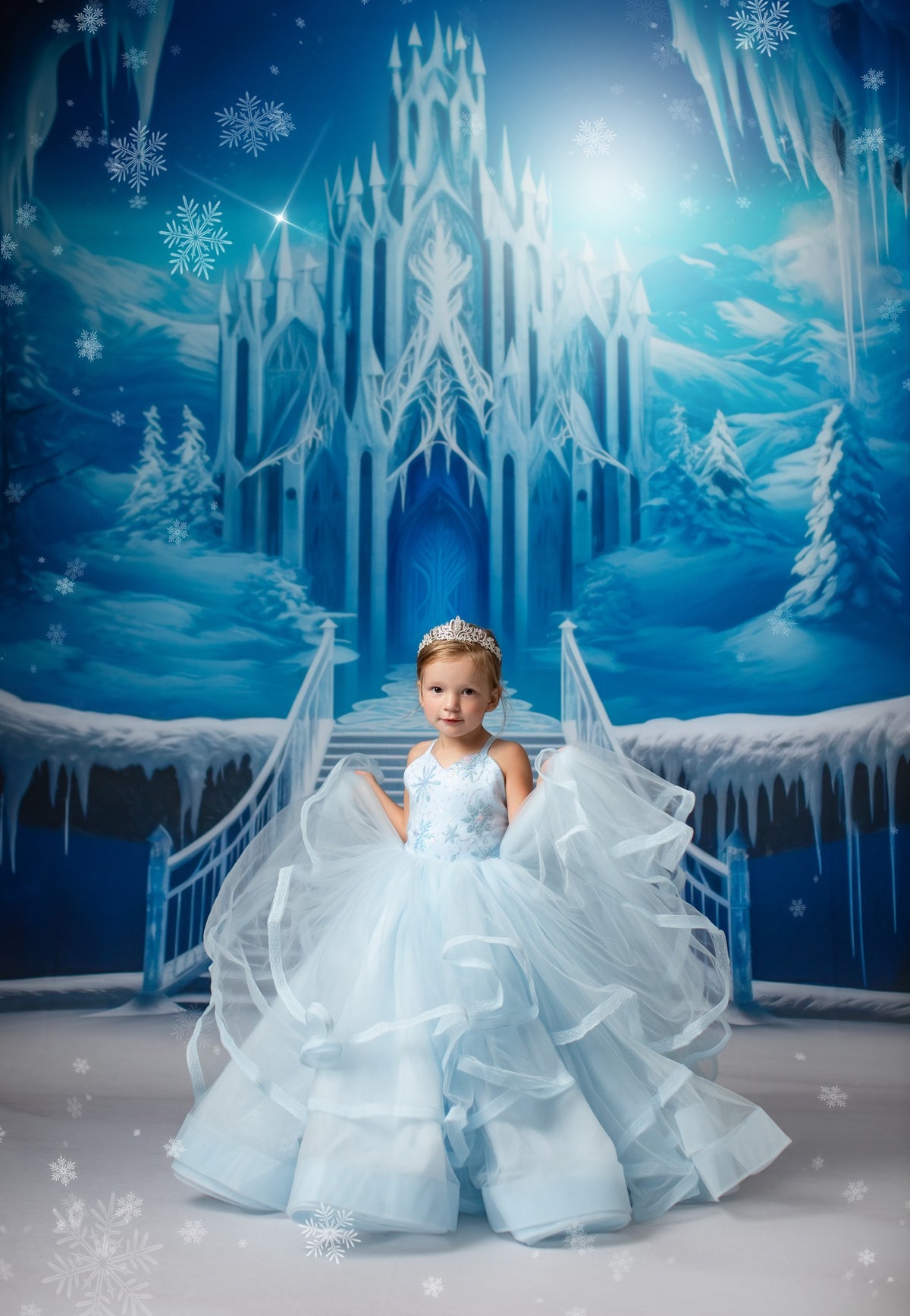 Elsa Fabric & Tulle Cape | Custom Color & Fabric Options