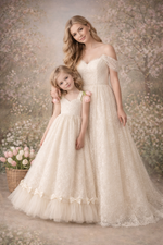 "Elouise Garden" Heirloom Floor Long Dress Photography & Special Occasions)