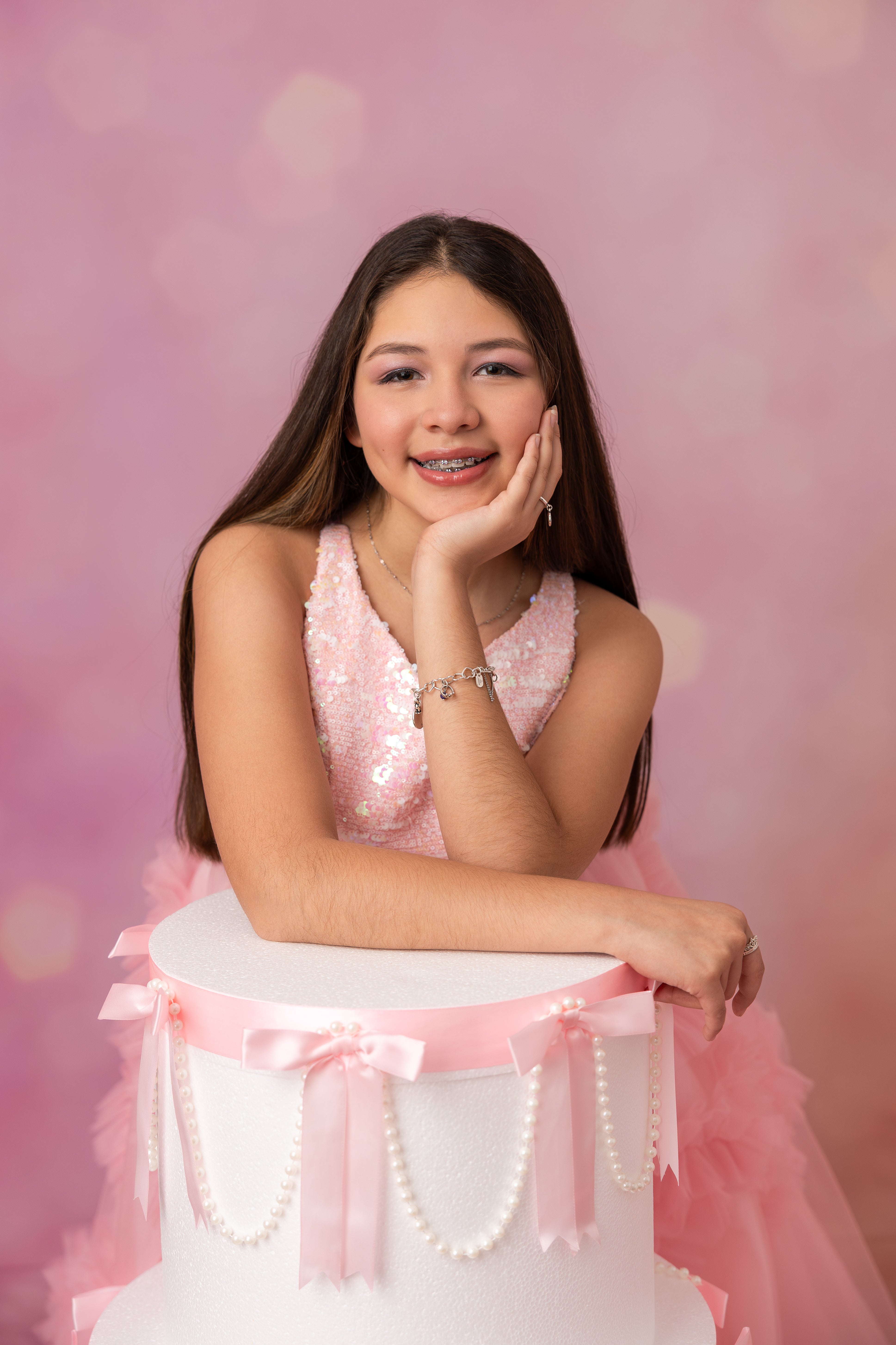 "Speak Now Gown" -Floor Length Gown-Tulle Skirt - (14 year-Adult 2)