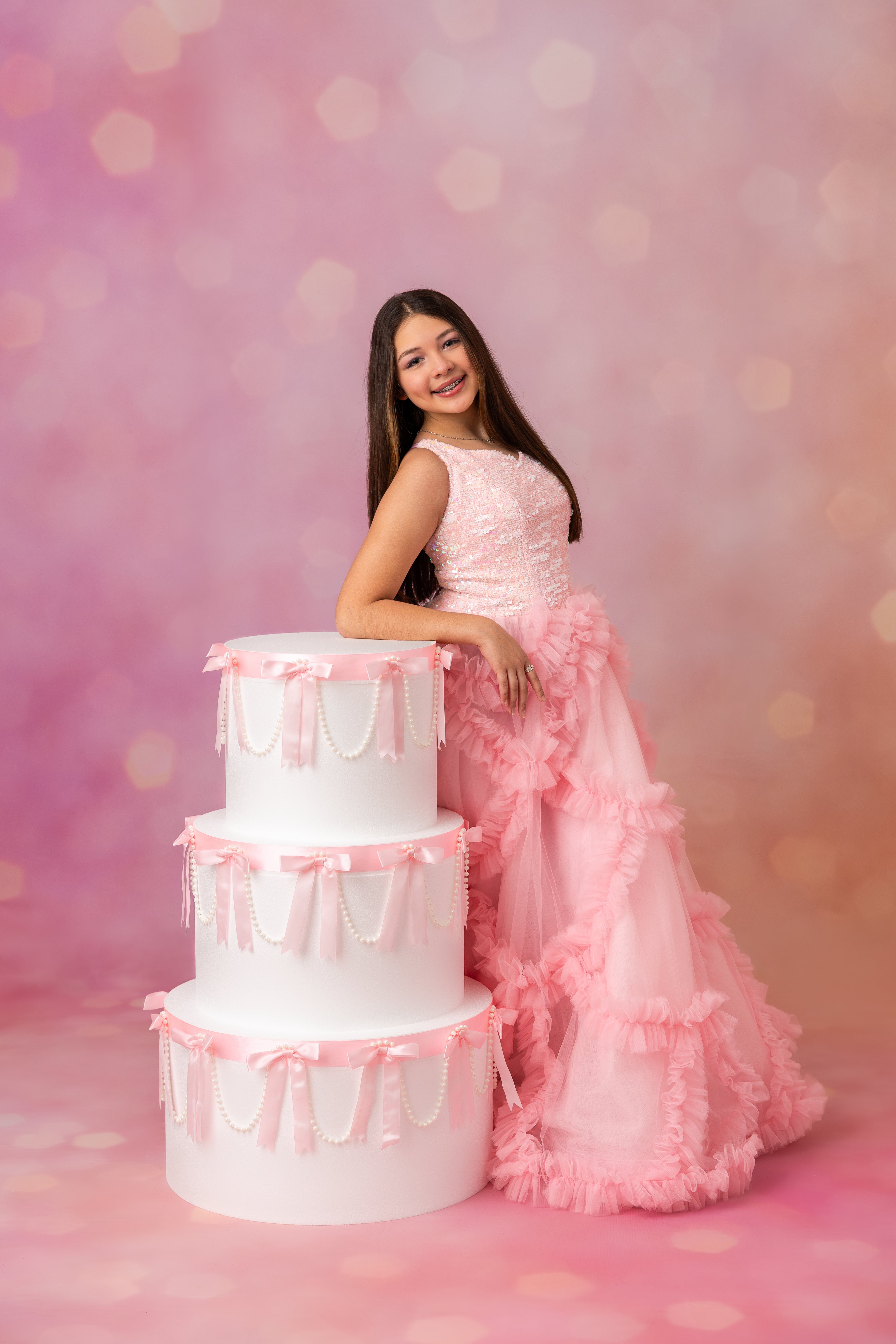 "Speak Now Gown" -Floor Length Gown-Tulle Skirt - (14 year-Adult 2)