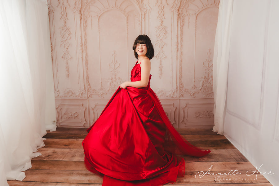 "RADIANT ALLURE" FLOOR LENGTH GOWN- choose color Editorial Dress, Couture Gown, Special Occasion Dress