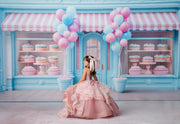 Pastel Clouds Dress – Customizable Girls Pastel Gown with Detachable Tulle Sleeves for Photography & Special Events