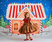 "Ging" Sequin vintage length dress -  Editorial Dress, Couture Gown, Special Occasion Dress