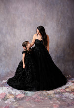 Heavenly-Couture Teen/Mommy Gown  - Floor Length DRESS-Custom colors available - Editorial Dress, Couture Gown, Special Occasion Dress