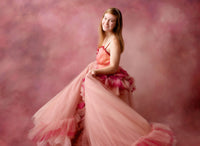 RTS GUC Blush Blossom - Floor Long Couture Rental Gown  (Adult 0-Adult 4)