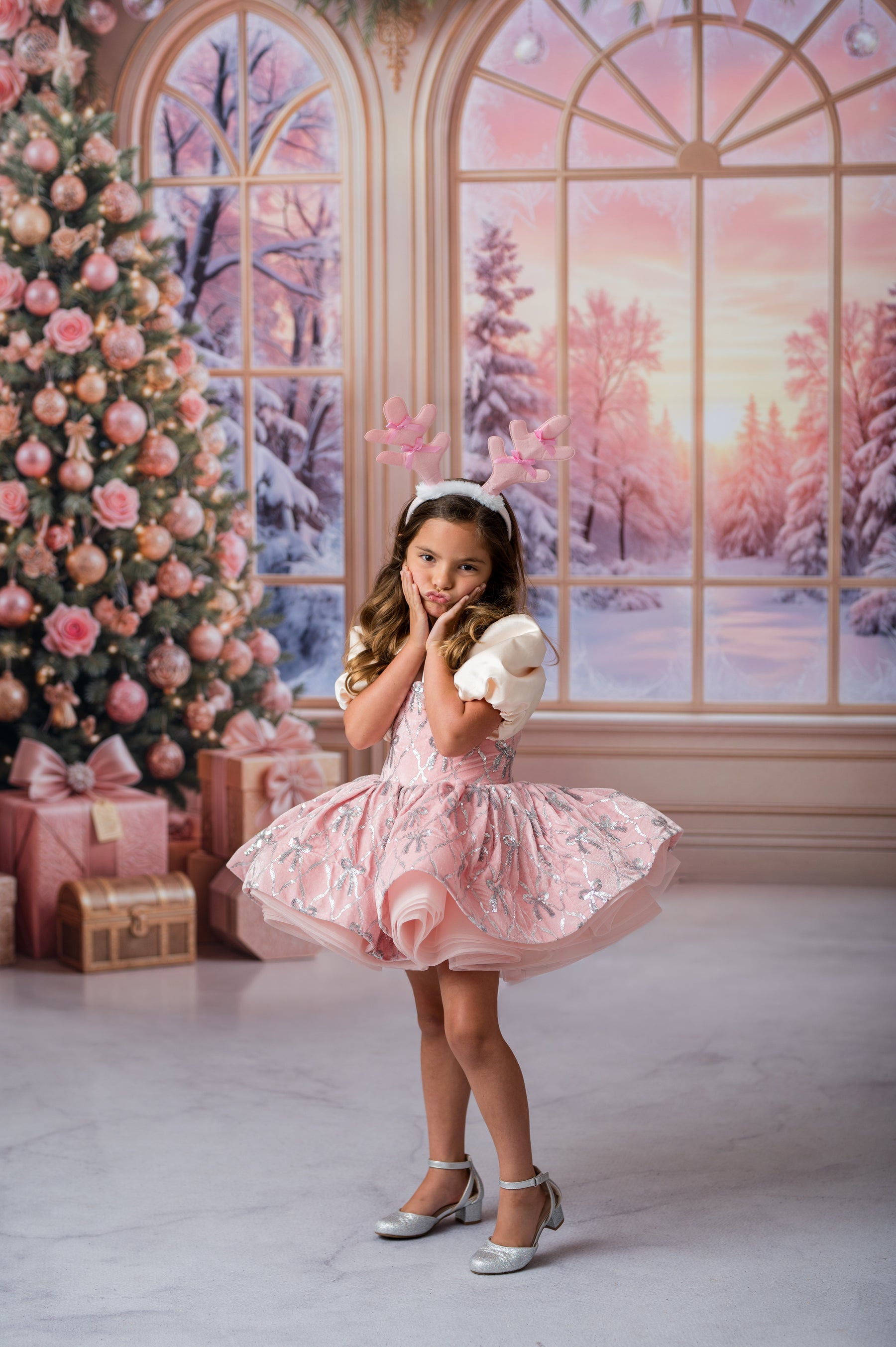 Custom Holiday Gowns + Christmas Dresses.