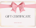 Gift Certificate