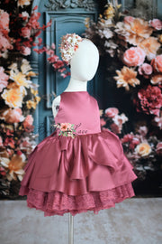 "Camila" Petal Length Dress | Editorial Couture Gown for Special Occasions