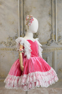 NEW "Sweetheart Serenade" -   vintage length dress ( 6 Year - 7 Year)