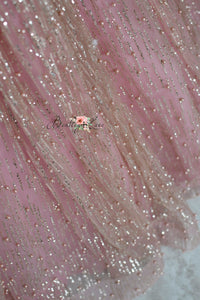 Retired rental euc Stassi- Rose Gold and Rose pink gown- Gorgeous special occasion or photo shoot dress (7 Year-Petite 8 Year)