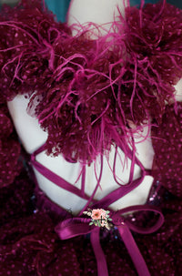 New "Radiant Orchid" Petal Length Dress with Detachable Sleeves | Size 6 Year to Petite 7 Year