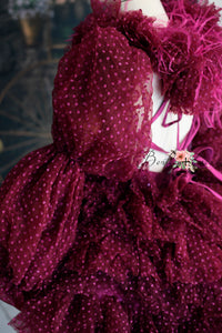New "Radiant Orchid" Petal Length Dress with Detachable Sleeves | Size 6 Year to Petite 7 Year