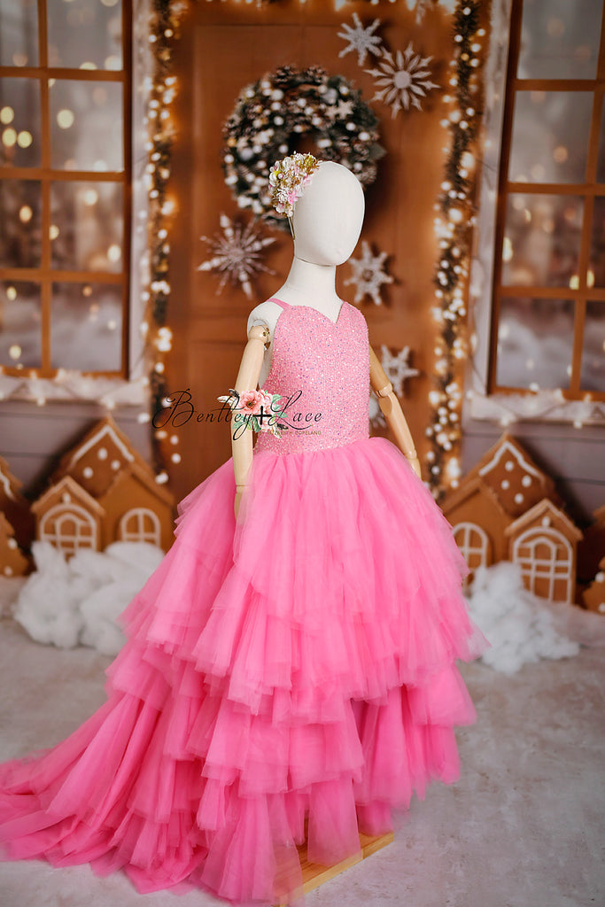 "Ritz" -  high low  Gown  + jacket ( 9 Year - Petite 10 Year)