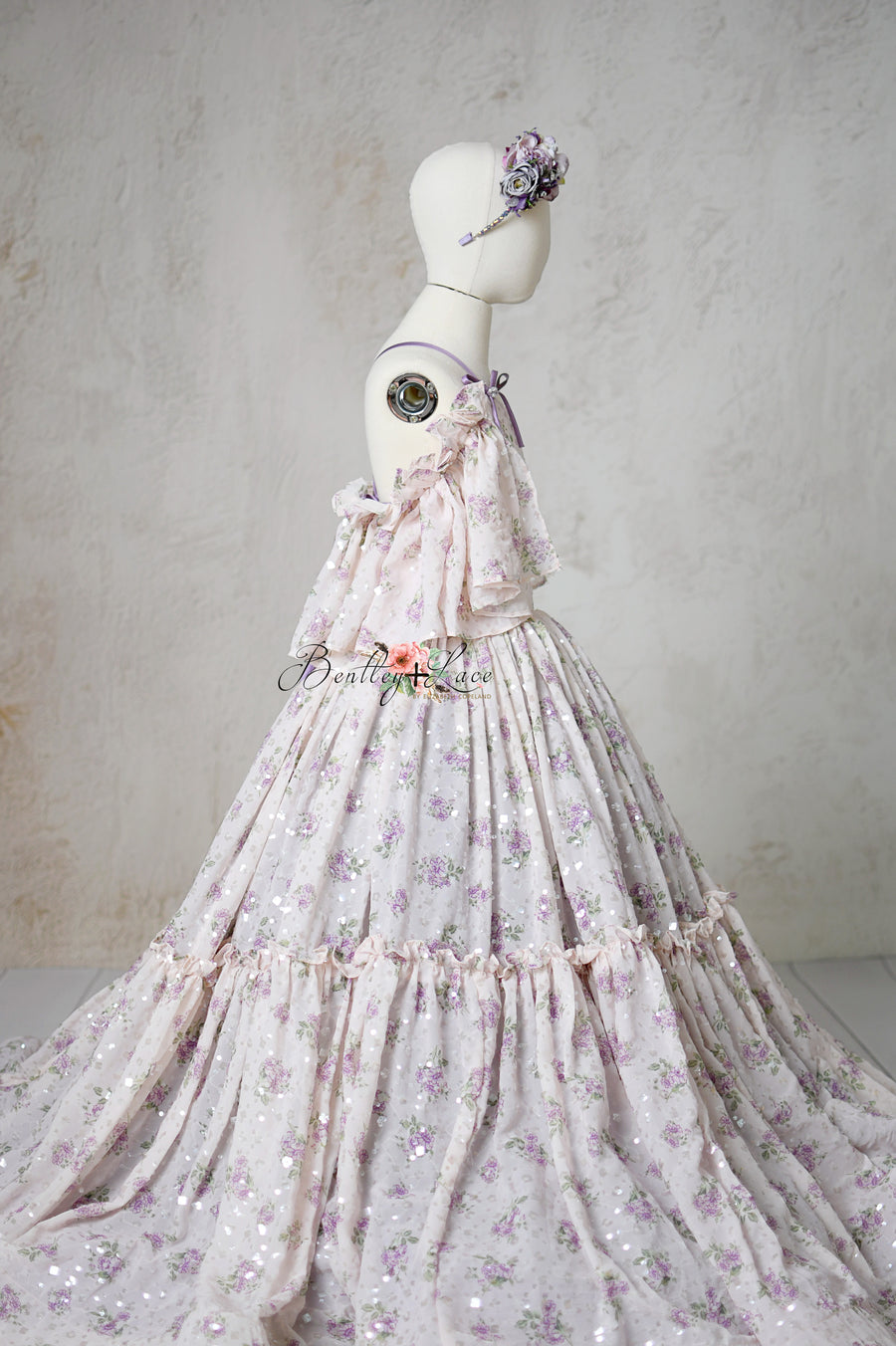 Whispering Serenade Floor-Length Gown | Custom Colors Available for Special Occasions & Photoshoots