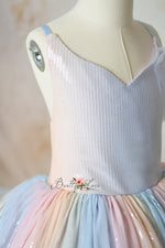 Close-up of bodice  on the Aurora Gleam gown.
