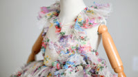 RETIRED RENTAL EUC EXCLUSIVE limited release gown - Meadow Bloom floor long gown (6 year- 8 year)