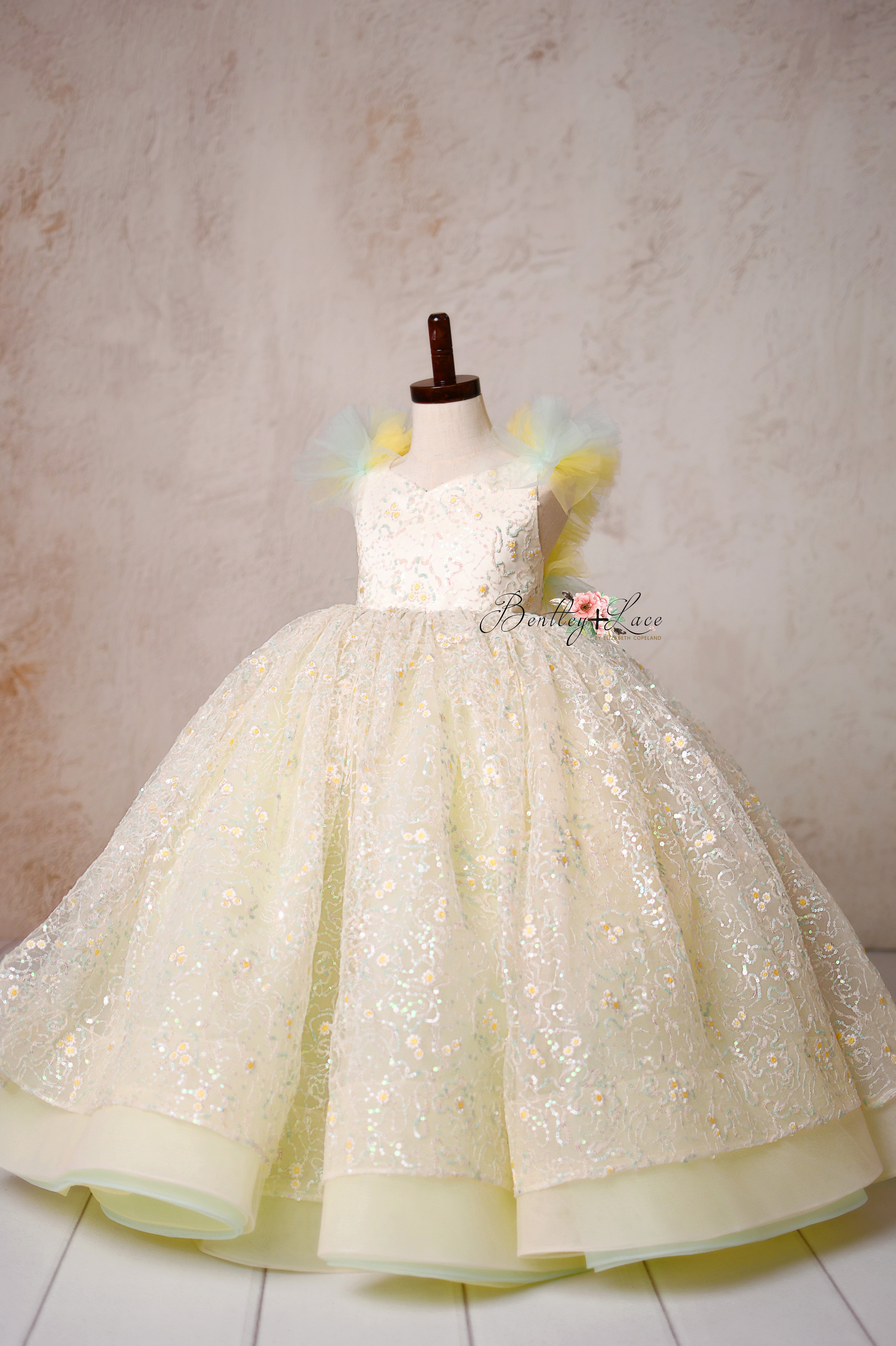 "Harmony" Daisy Floor Length Gown  (3 year-5 year)