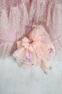 HOLD FOR JEN RETIRED RENTAL  euc "Dentelle Rose" -   Floor length + Cuffs  Teen /Adult  ( 14 Year - Petite 18+ Year)