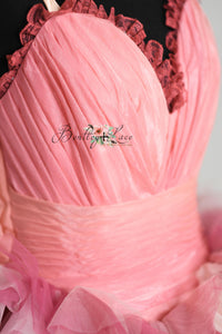 RTS GUC Blush Blossom - Floor Long Couture Rental Gown  (Adult 0-Adult 4)