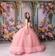 Swish Dot Gown-custom color options - GORGEOUS SPECIAL OCCASION OR PHOTO SHOOT DRESS