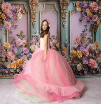 Swish Dot Gown-custom color options - GORGEOUS SPECIAL OCCASION OR PHOTO SHOOT DRESS