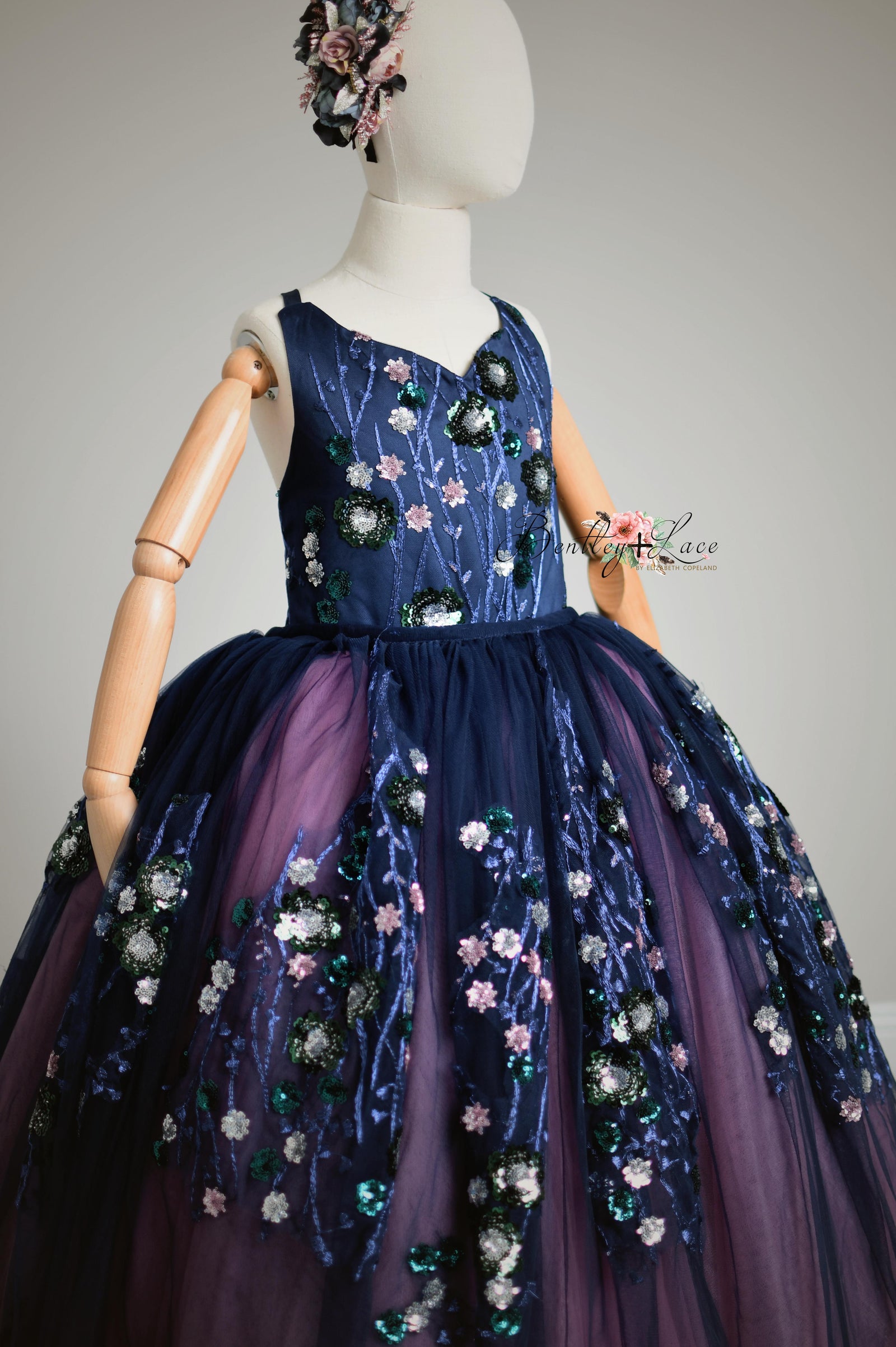 Custom Detachable fabric+tulle skirts (Child -Adult Sizes) -  Custom color / fabric options available