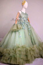 Couture Symphony Gown | Floor-Length Dress | Editorial Couture for Special Occasions