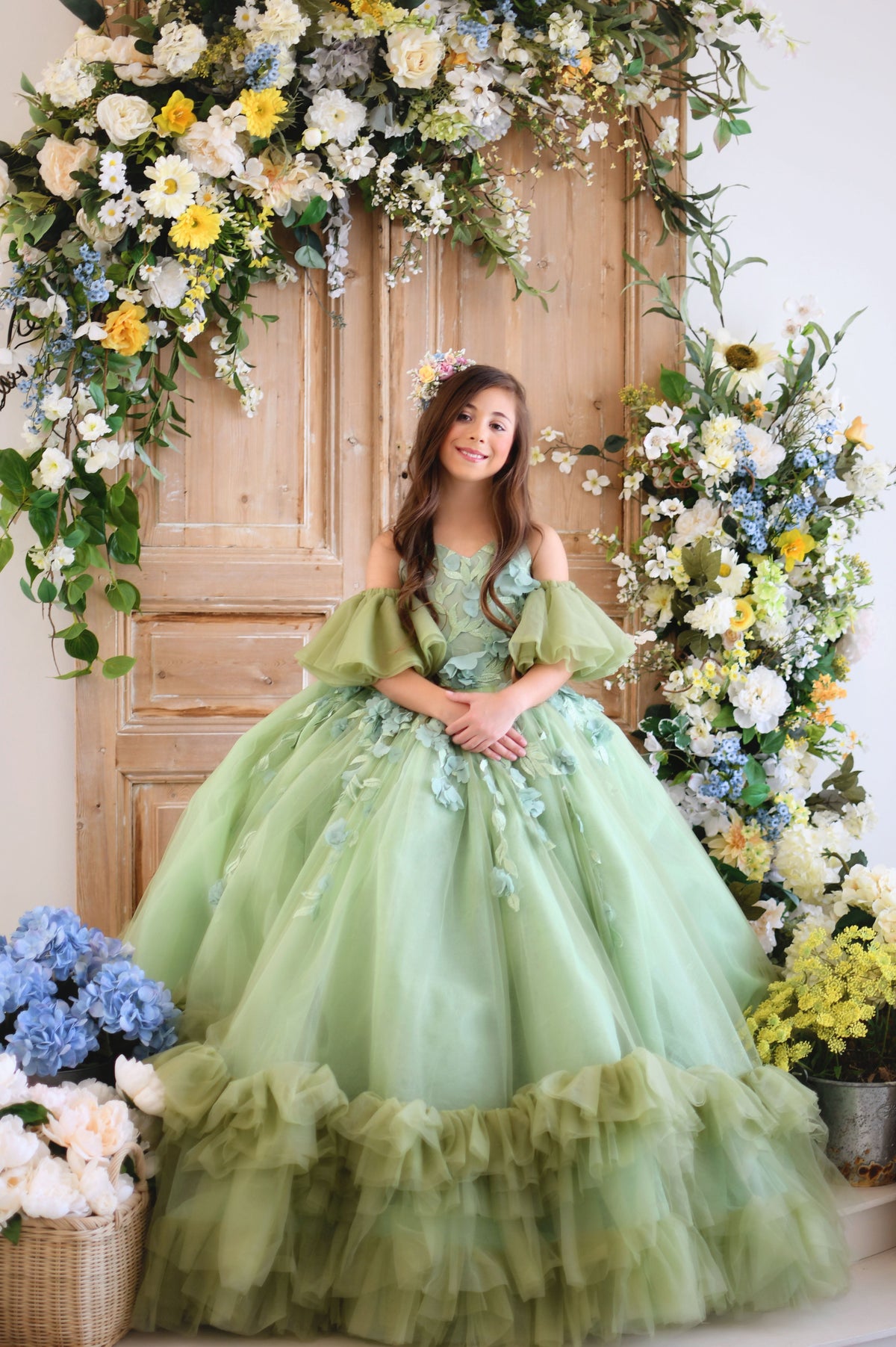 couture flower girl dress