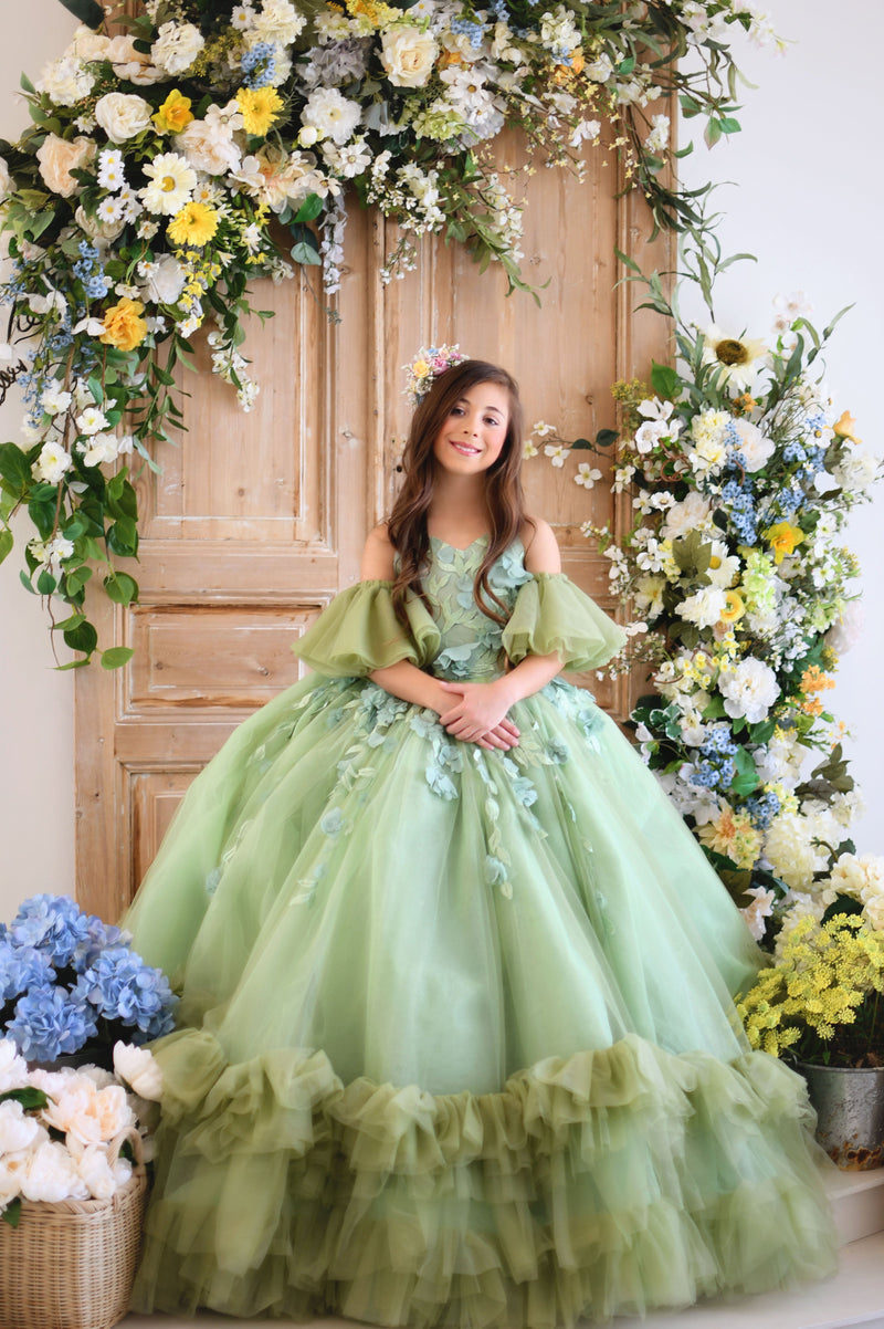 couture flower girl dress