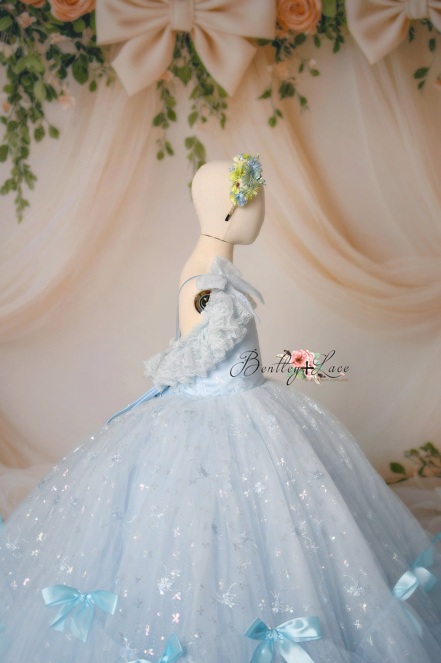 Custom Whimsy Bows Couture Gown – custom color options - GORGEOUS SPECIAL OCCASION OR PHOTO SHOOT DRESS