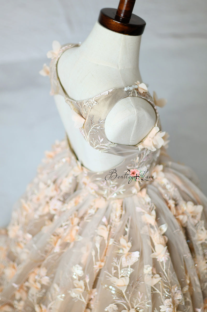 "Frankie" Flower Girl Dress,  Special Occasion Dress