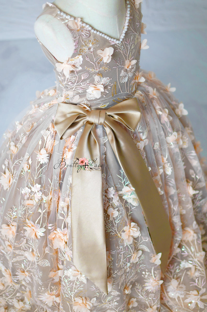 "Frankie" Flower Girl Dress,  Special Occasion Dress