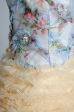 "MEADOW BLOOM" -Editorial Dress, Couture Gown, Special Occasion Dress Custom colors available