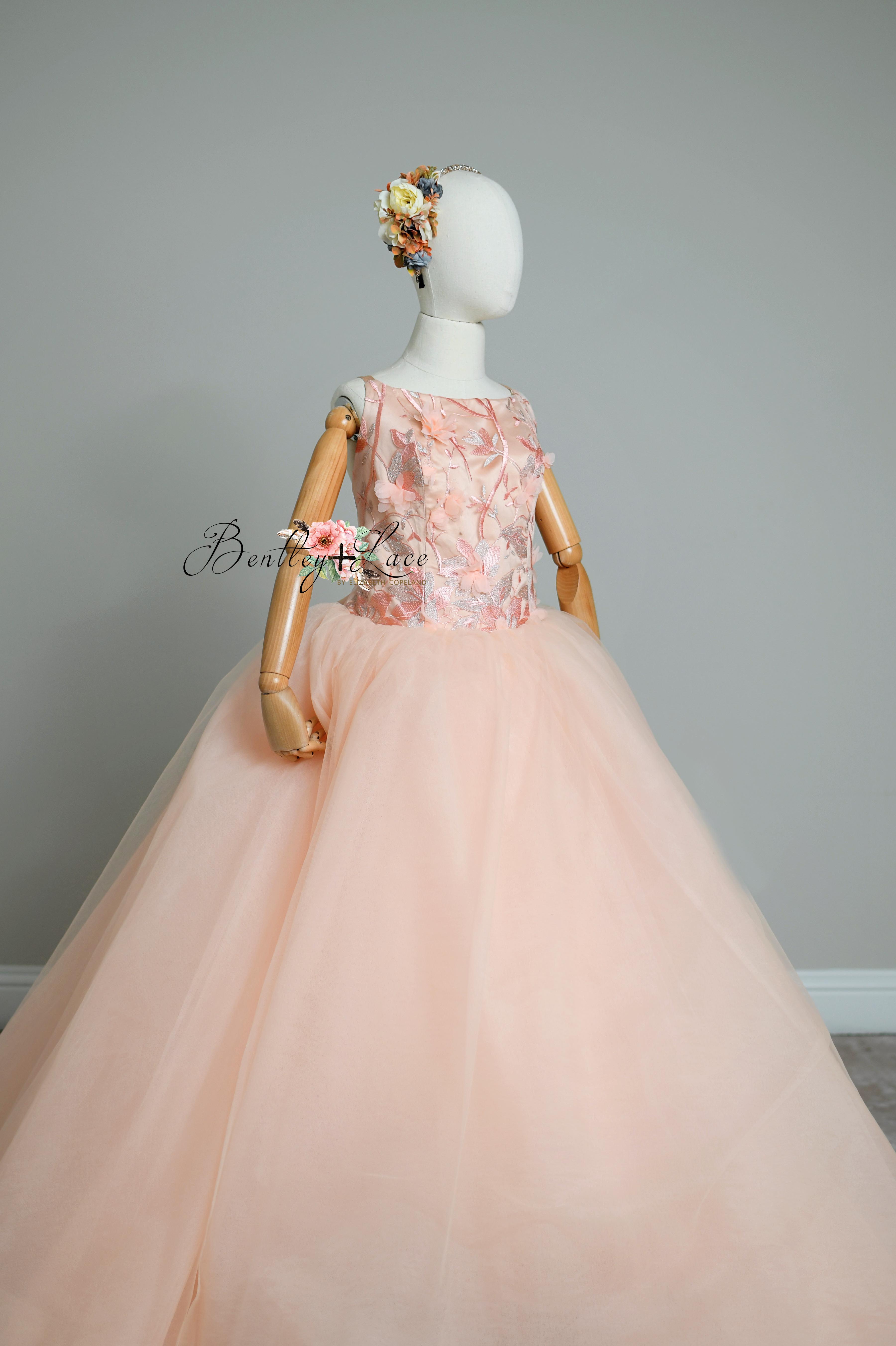 Peach Couture Dress