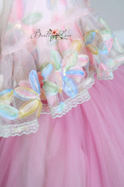 Fabric and Tulle Cape  - Custom color / fabric options available