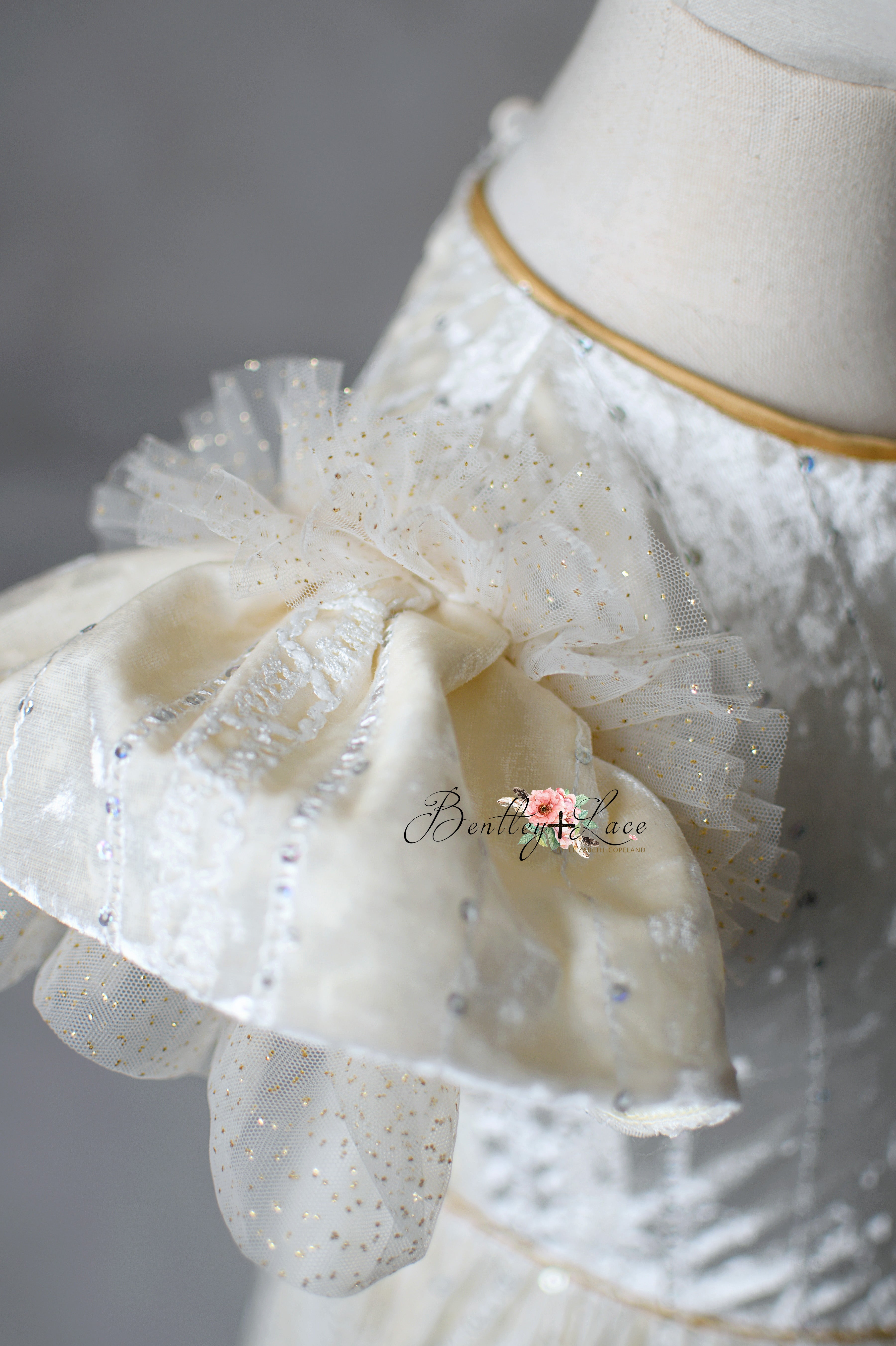 Elegant photography gown for 6–7 year old – Clara’s Dream rental

