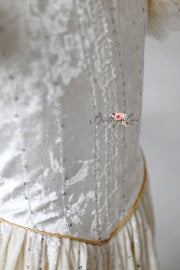 Flutter sleeve detail on Clara’s Dream Christmas gown


