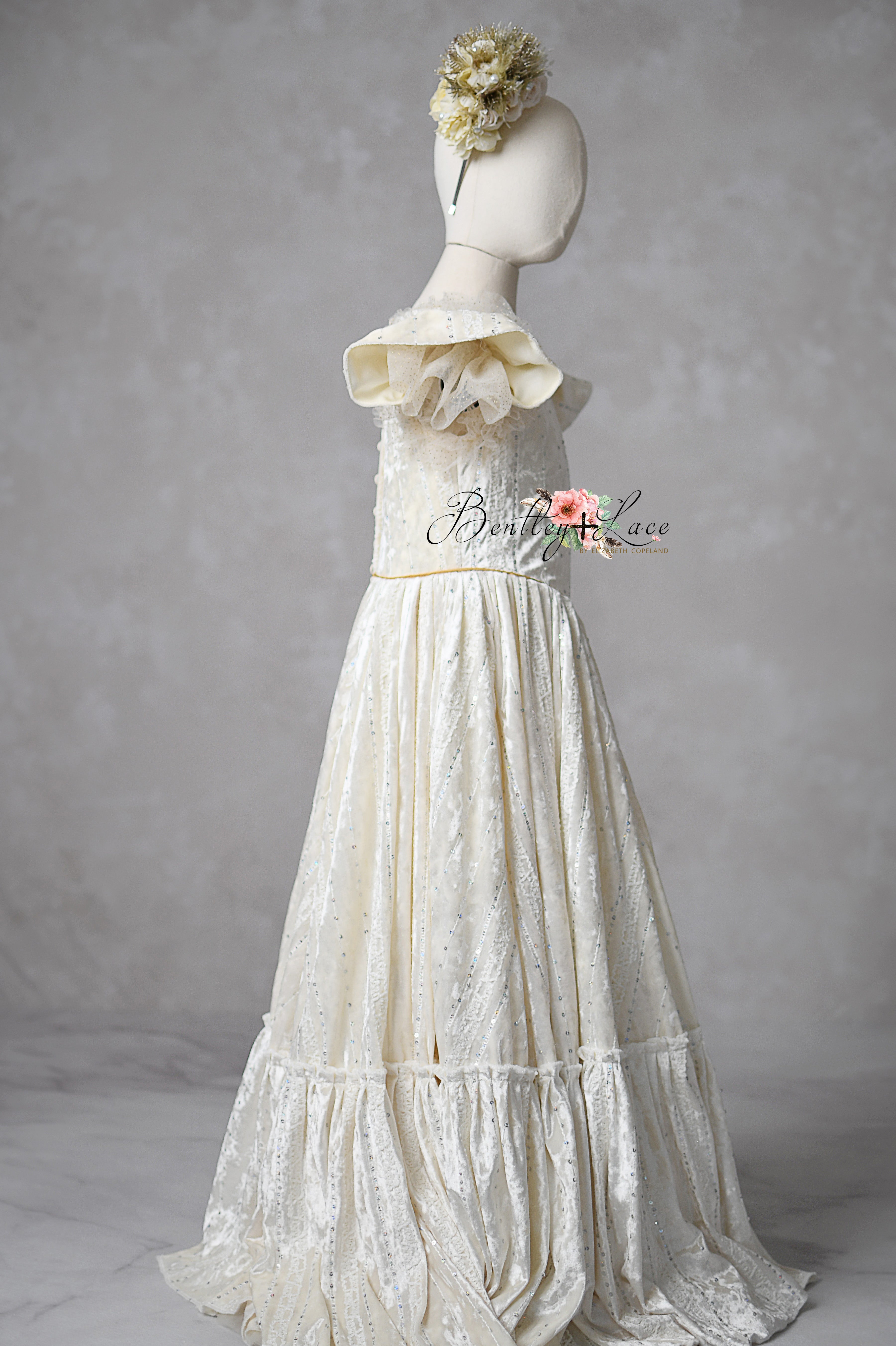 Holiday photography dress rental for girls – Clara’s Dream gown

