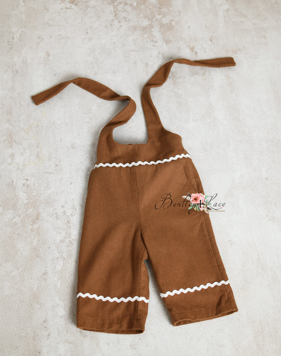 Boys Dapper Suspender Gingerbread Shorts Box Set | Includes 3 Pairs (12-18M & 5-8 Years) | Dress Not Included
