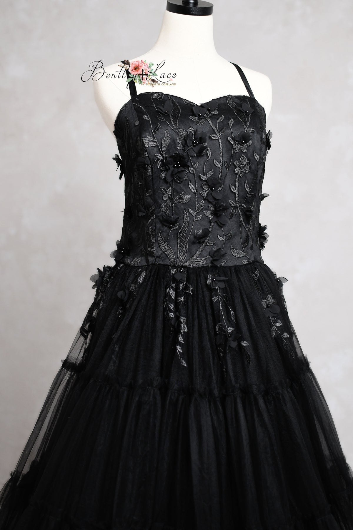 Heavenly-Couture Teen/Mommy Gown  - Floor Length DRESS-Custom colors available - Editorial Dress, Couture Gown, Special Occasion Dress