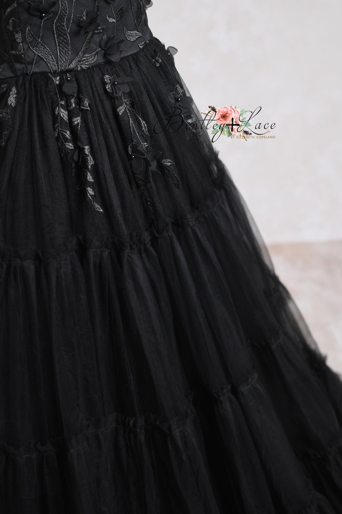 Heavenly-Couture Teen/Mommy Gown  - Floor Length DRESS-Custom colors available - Editorial Dress, Couture Gown, Special Occasion Dress