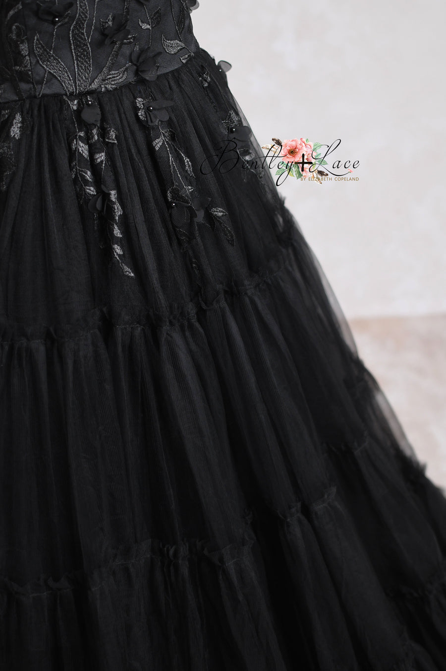 Heavenly-Couture Teen/Mommy Gown  - Floor Length DRESS-Custom colors available - Editorial Dress, Couture Gown, Special Occasion Dress