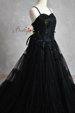 Heavenly-Couture Teen/Mommy Gown  - Floor Length DRESS-Custom colors available - Editorial Dress, Couture Gown, Special Occasion Dress