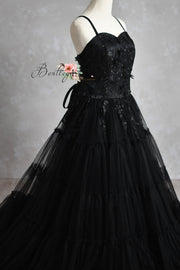 Heavenly-Couture Teen/Mommy Gown  - Floor Length DRESS-Custom colors available - Editorial Dress, Couture Gown, Special Occasion Dress