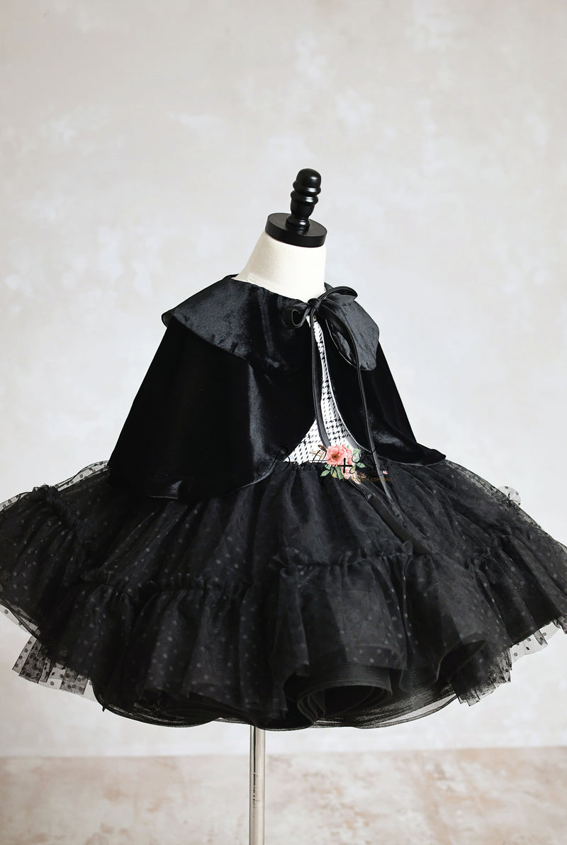 Holiday Magic Petal Dress & Bow Set | Choose Your Color & Fabric | Editorial Couture Gown for Special Occasions