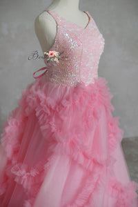 New rts "Speak Now Gown" -Floor Length Gown-Tulle Skirt - (14 year-Adult 2)