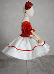 Holiday attire with elastic back and removable collar