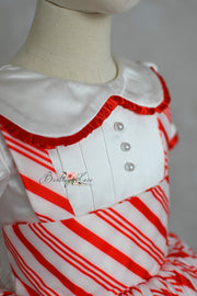 candy cane dress for holiday events
